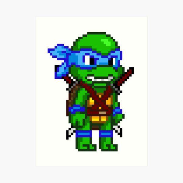 Beautiful Pixel Art Meets The Ninja Turtles