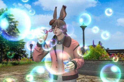 Blow Bubbles With New Ffxiv Paid Emote From Online Store