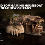Monstrous 40Ft Alligator, Two-Toed Tom Spotted Near New Orleans (With A Gaming Lounge In His Mouth)