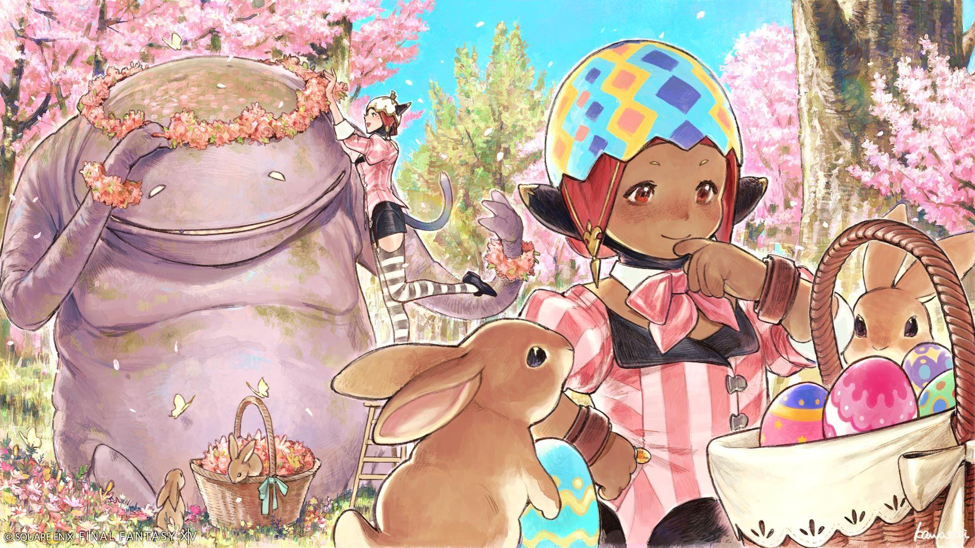 Ffxiv Hatching-Tide 2025 Includes An Easter Parasol