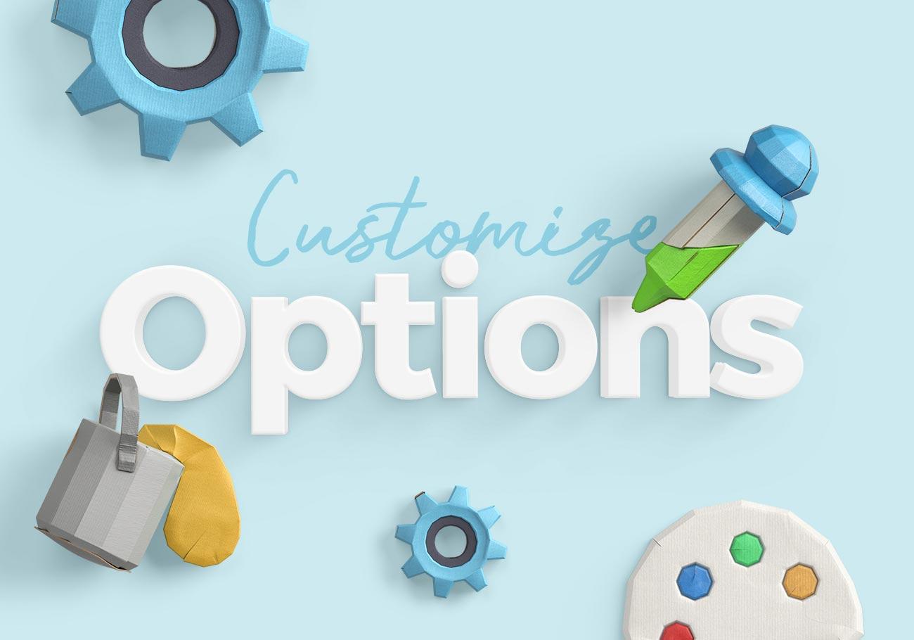 Exploring Customization Options
